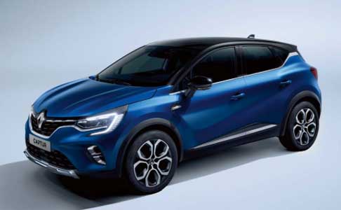 Renault captur bleu iron