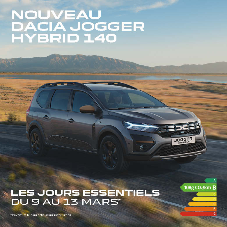 Nouveau Dacia JOGGER