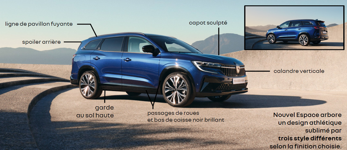 Design Nouveau Renault Espace E6TECH