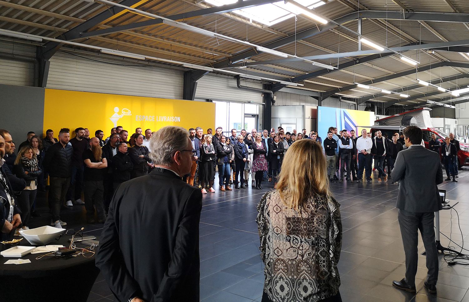 Discours Groupe Bodemer aux collaborateurs Renault Brest