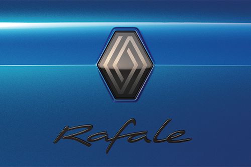 Renault Rafale bleu logo