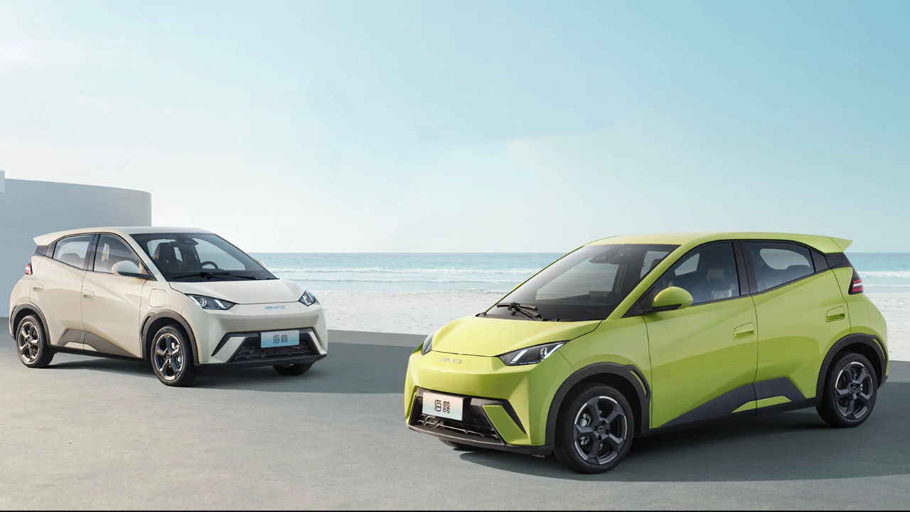 BYD Seagull grise jaune