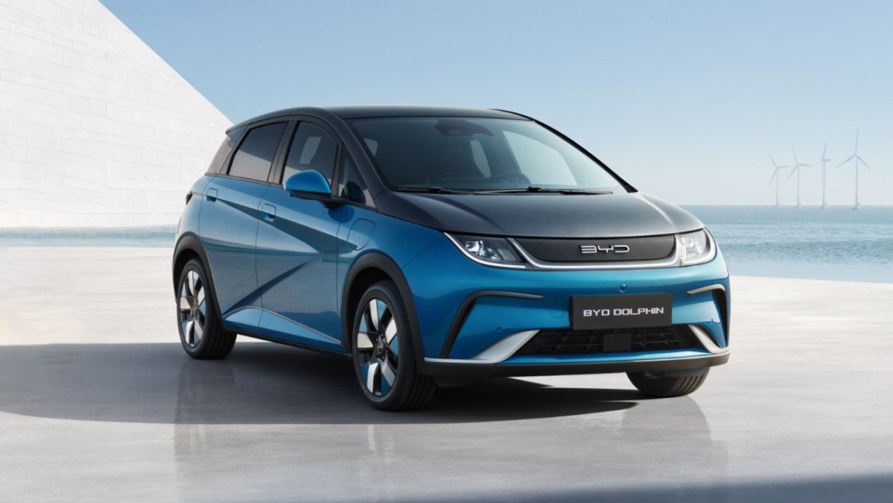 BYD DOLPHIN bleu