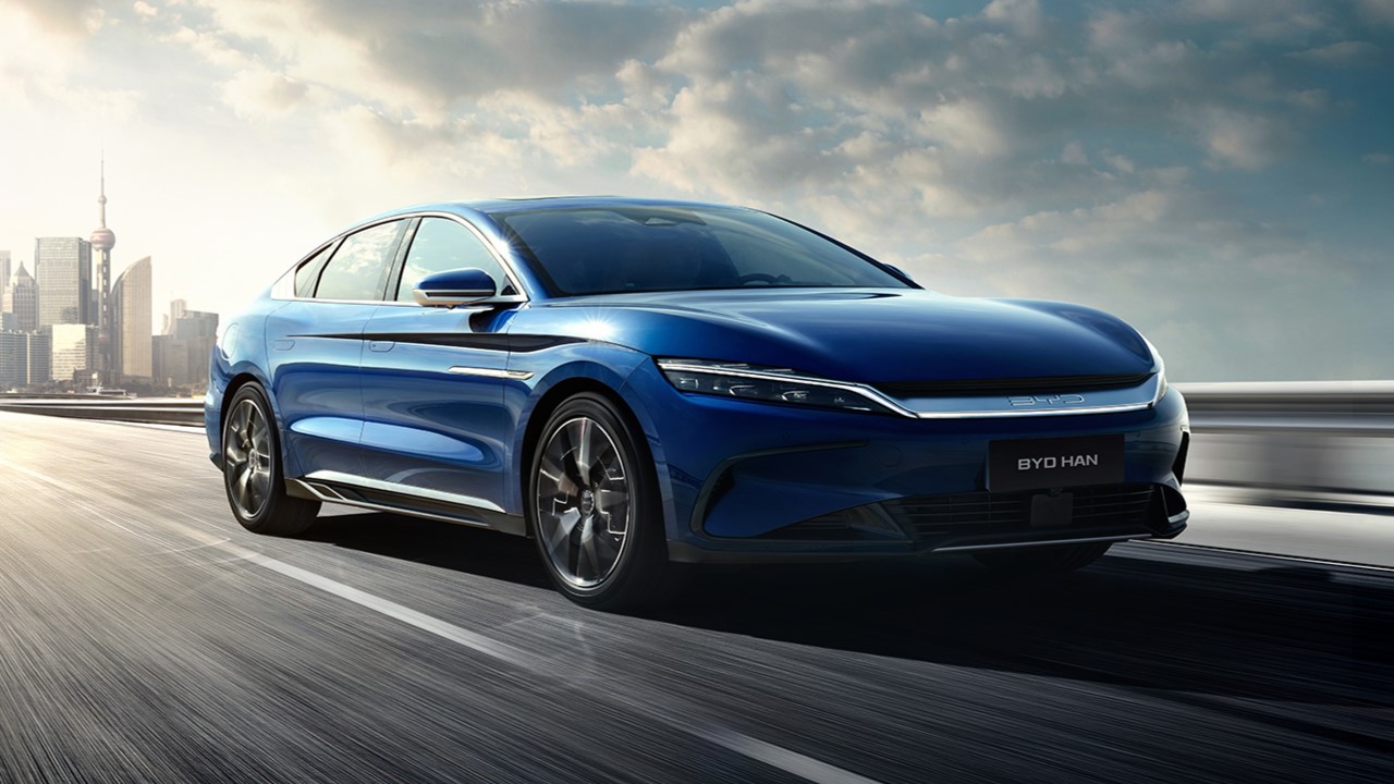 BYD HAN bleu