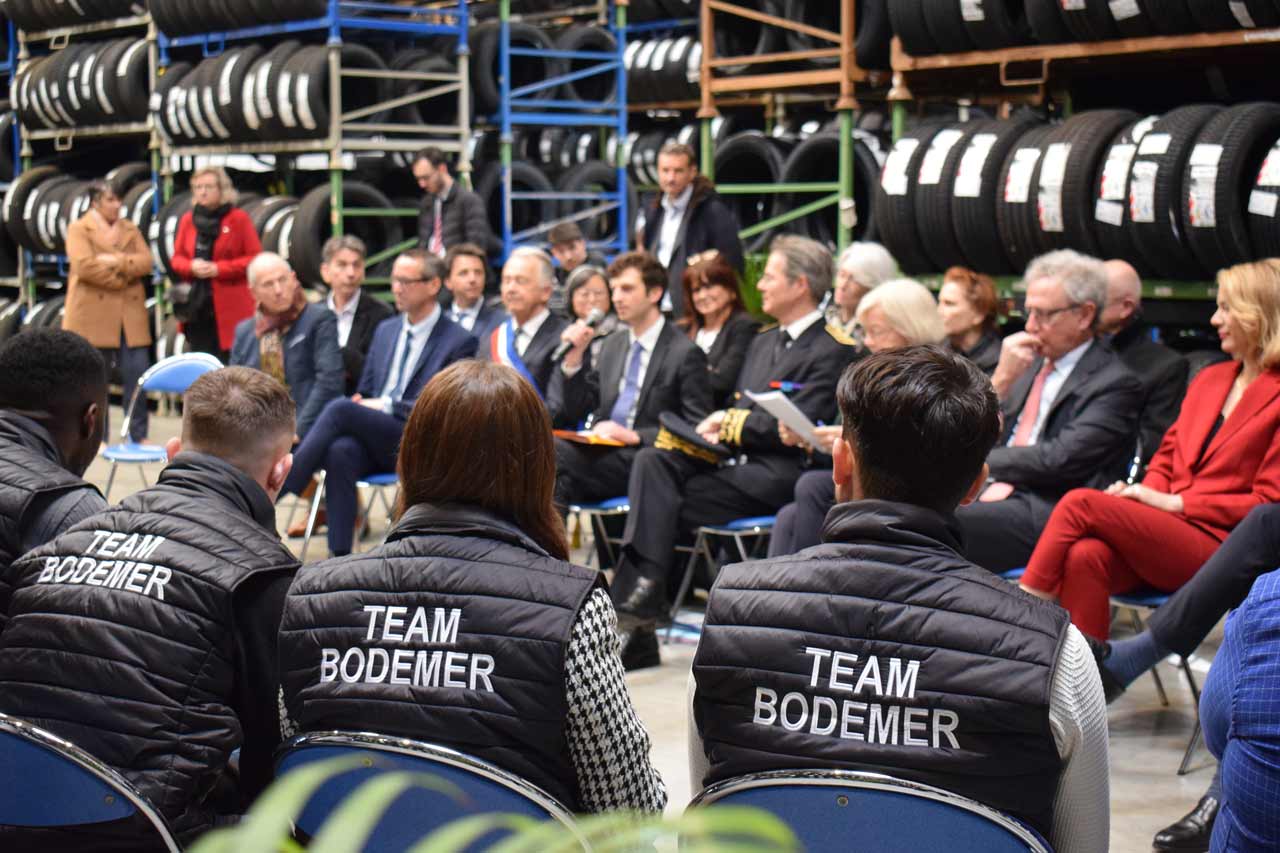 Visite Ministre du Travail chez Bodemer