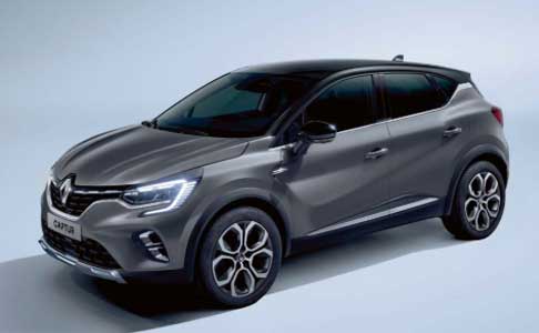 Renault Captur gris cassiopée