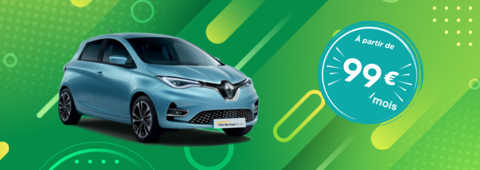 Renault ZOE d'occasion à 99€/mois