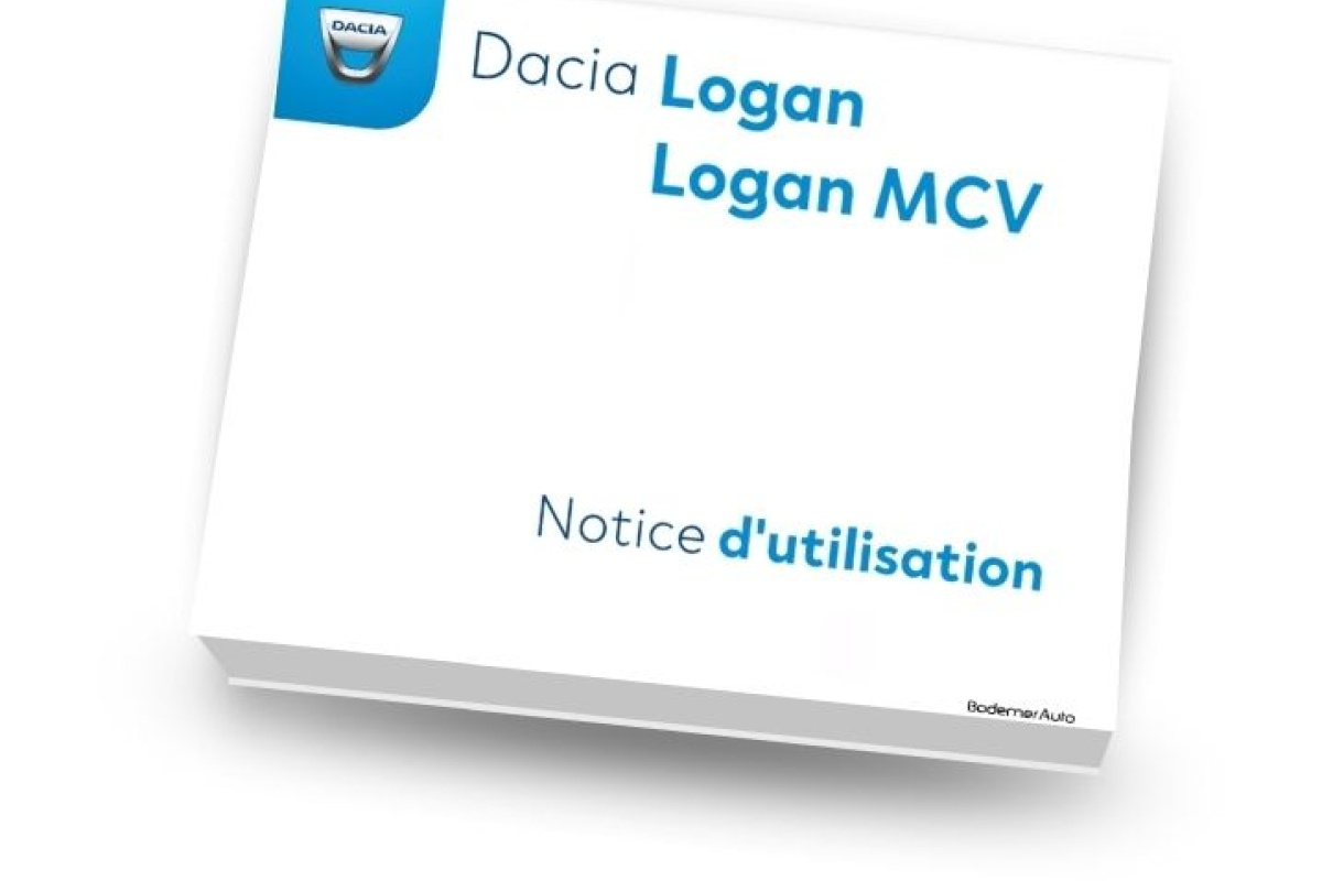 Notice d'utilisation - Dacia LOGAN MCV Dacia