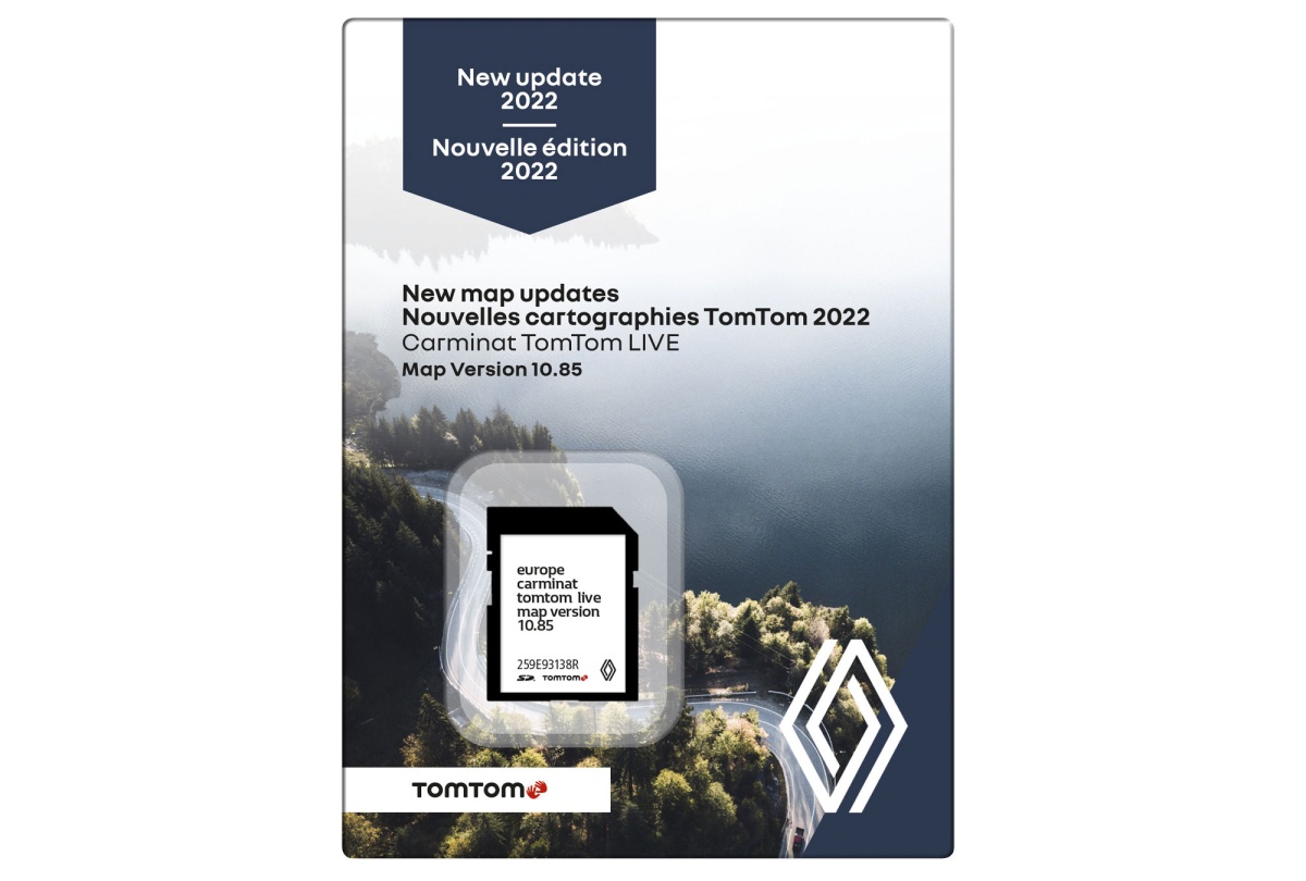 Carte SD Carminat TOM TOM Live 2021 Renault